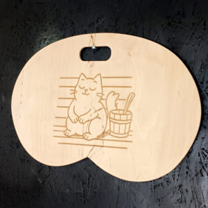 Kissatkin saunoo -vaneripefletti